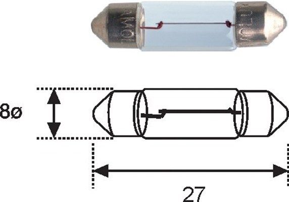 MAGNETI MARELLI lemputė 009417100000